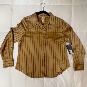 Worthington Button Down Blouse (WPM)